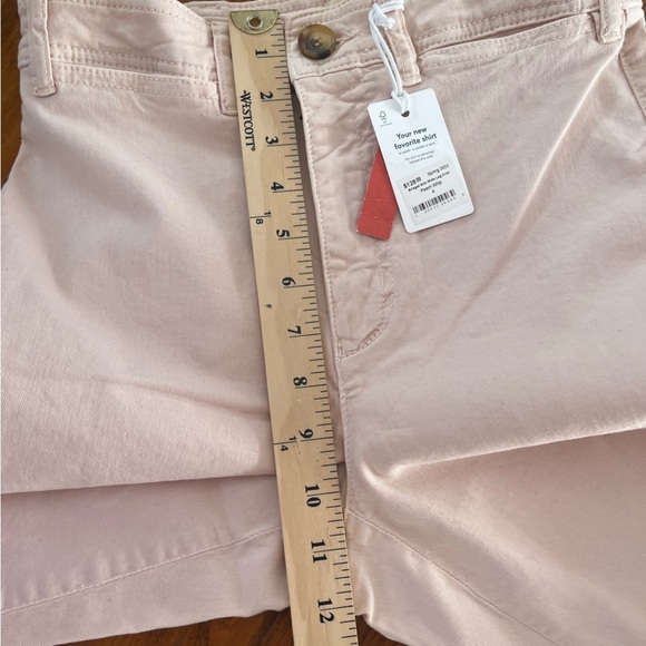 Marine Layer NEW Bridget Slim Wide Leg Crop Peach Whip Cropped size 4 - Picture 14 of 16